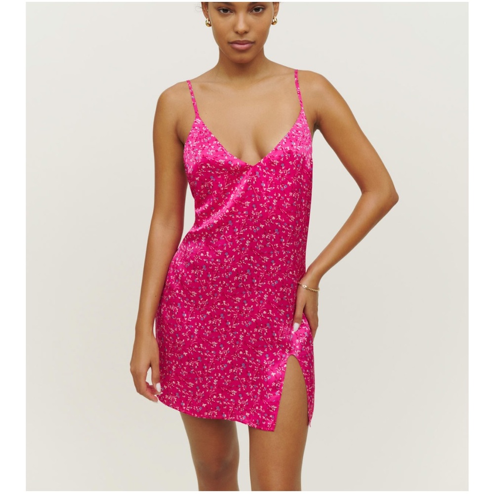 Reformation Ballard silk dress NWT